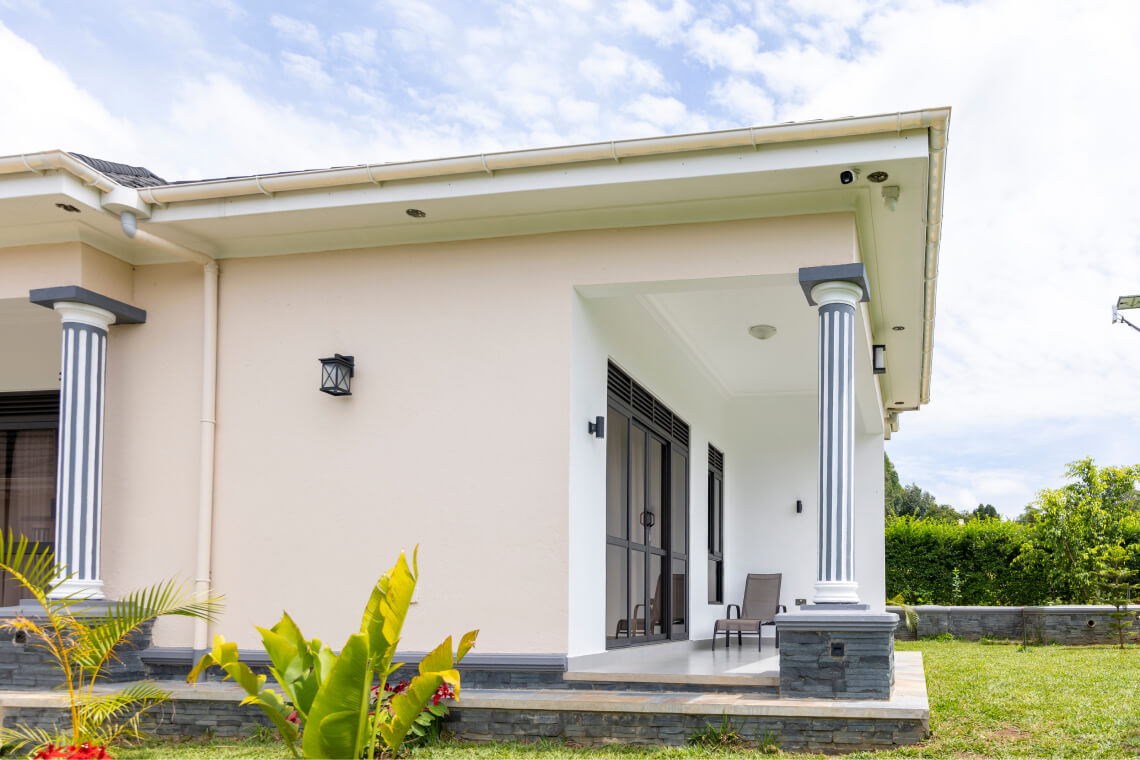 The exterior of Gentleness Cottage